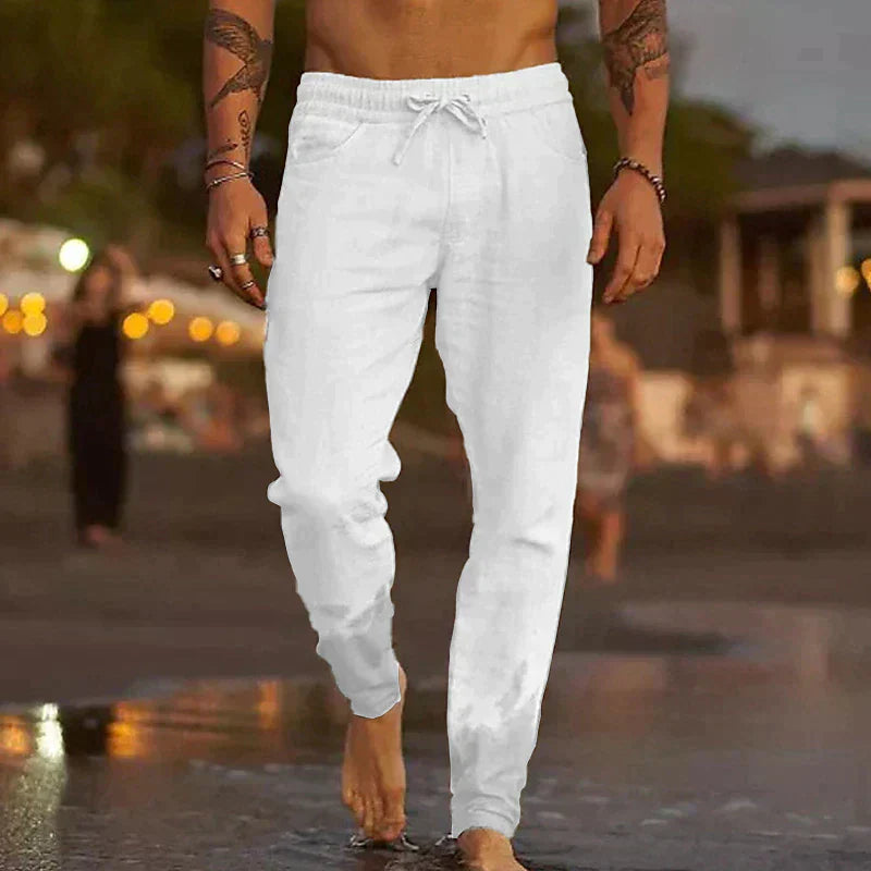 Mauro | Casual Linnen Pantalon