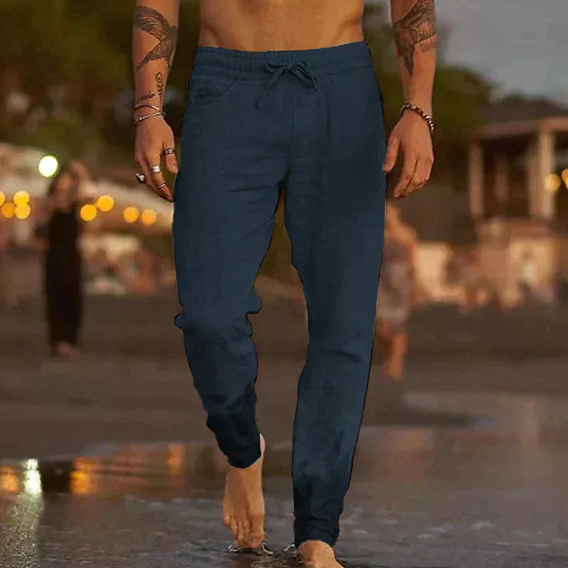 Mauro | Casual Linnen Pantalon