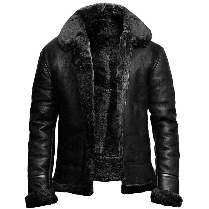 Alois™  - Robuste Leder-Winterjacke