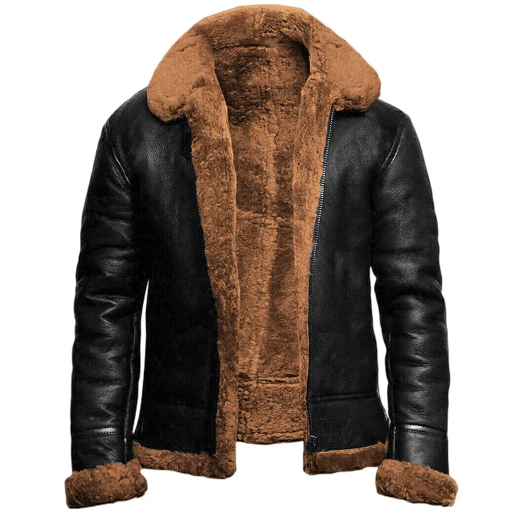 Alois™  - Robuste Leder-Winterjacke