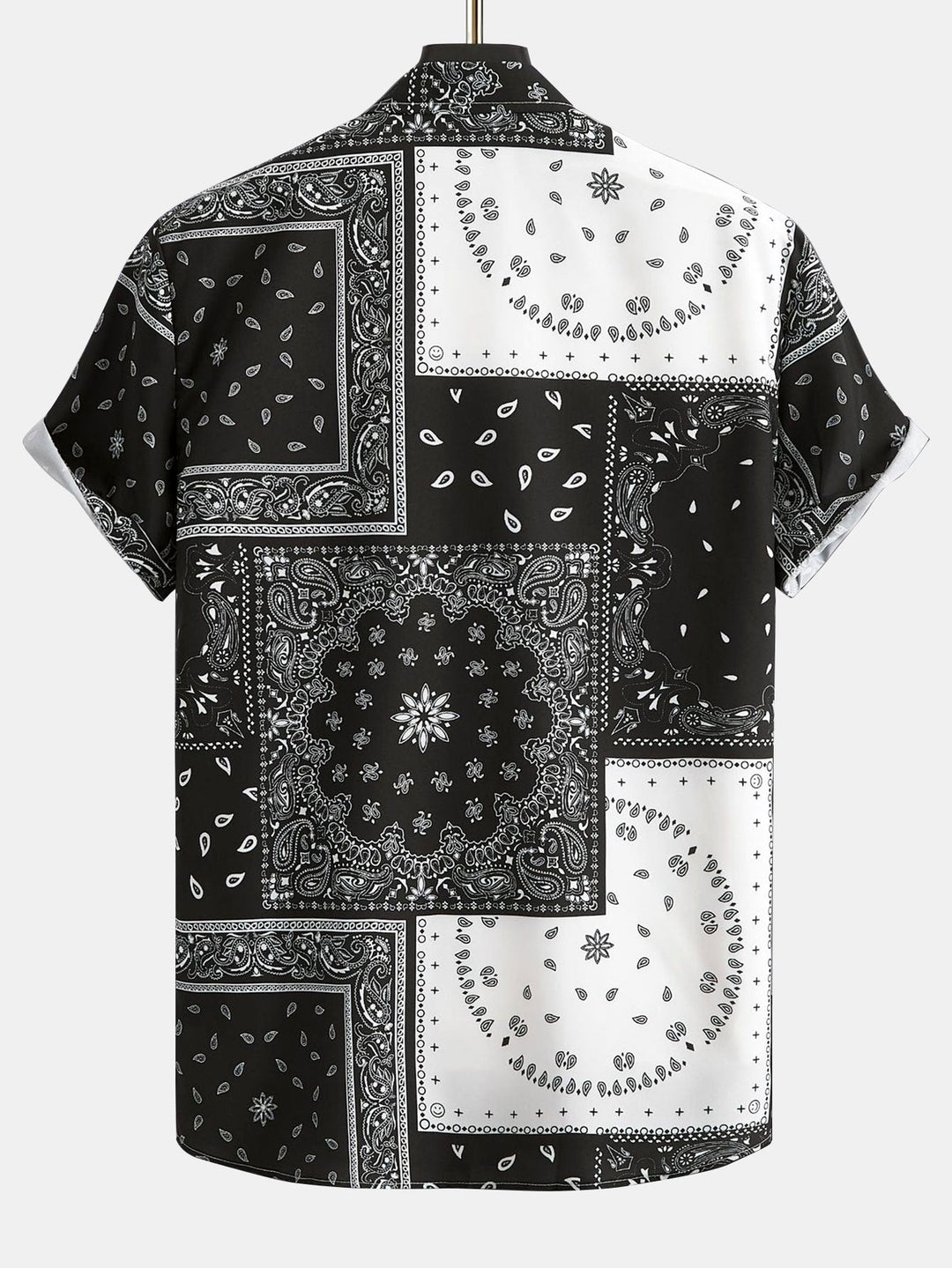 Paisley Print Button Up Hemd #Zufälliges Muster Design#